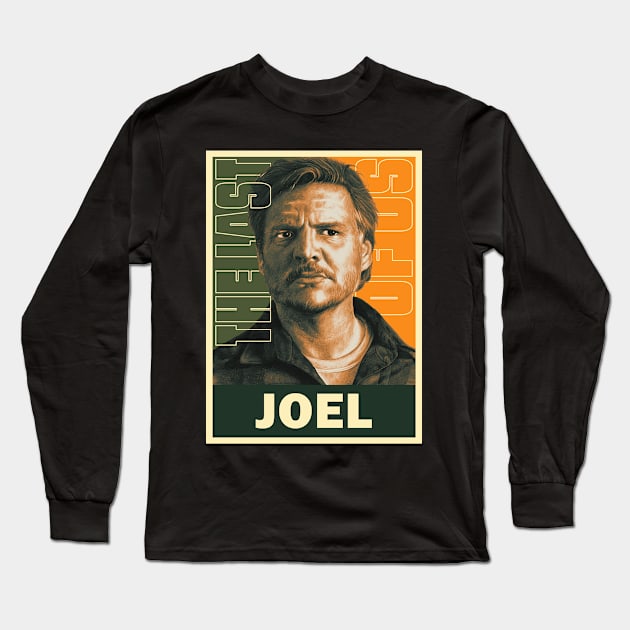 Pedro Pascal as Joel Long Sleeve T-Shirt by ActiveNerd